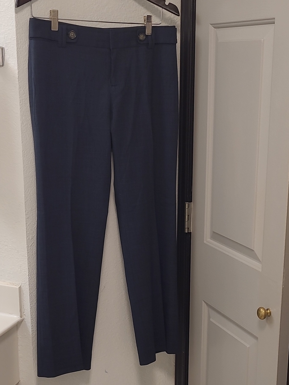 Banana Republic Jackson Fit Wool Navy Straight-Leg Dress Pants Women’s Size 4